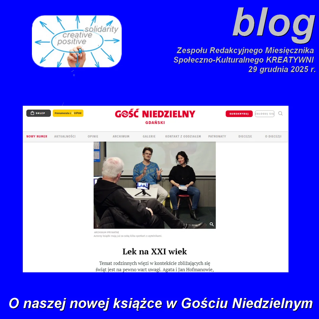 O naszej nowej książce w Gościu Niedzielnym