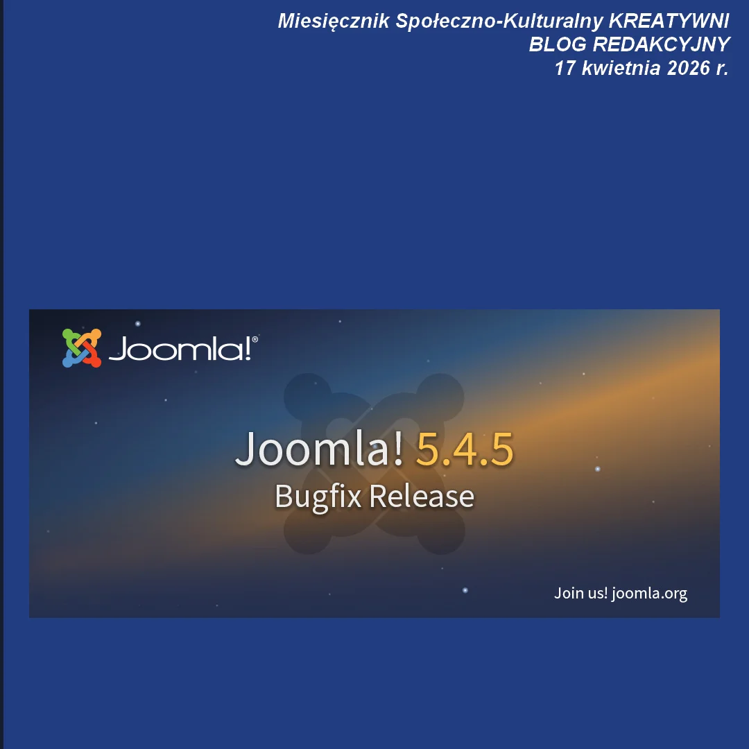 Kolejna aktualizacja systemu: wersja 5.4.5