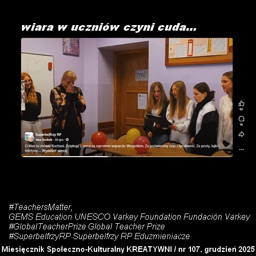 Wiara w uczniów czyni cuda
