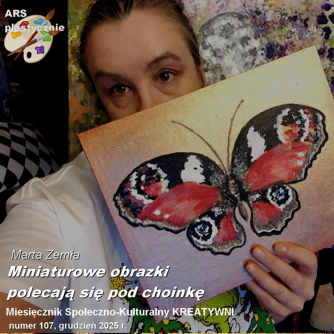 Miniaturowe obrazki polecają się pod choinkę