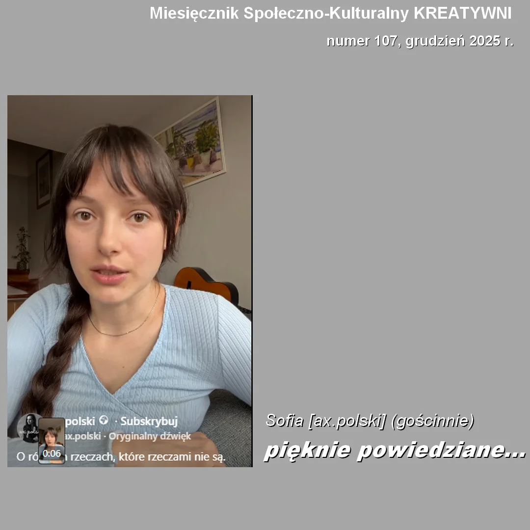 Pięknie powiedziane... / ax.polski (gościnnie)