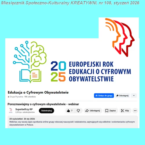 Webinar polskiej grupy roboczej: CYFROWE OBYWATELSTWO 