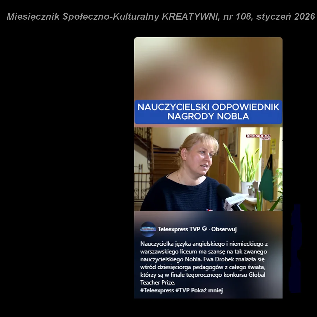 Ewa Drobek w Teleexpresie