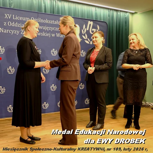 Medal Edukacji Narodowej dla Ewy Drobek