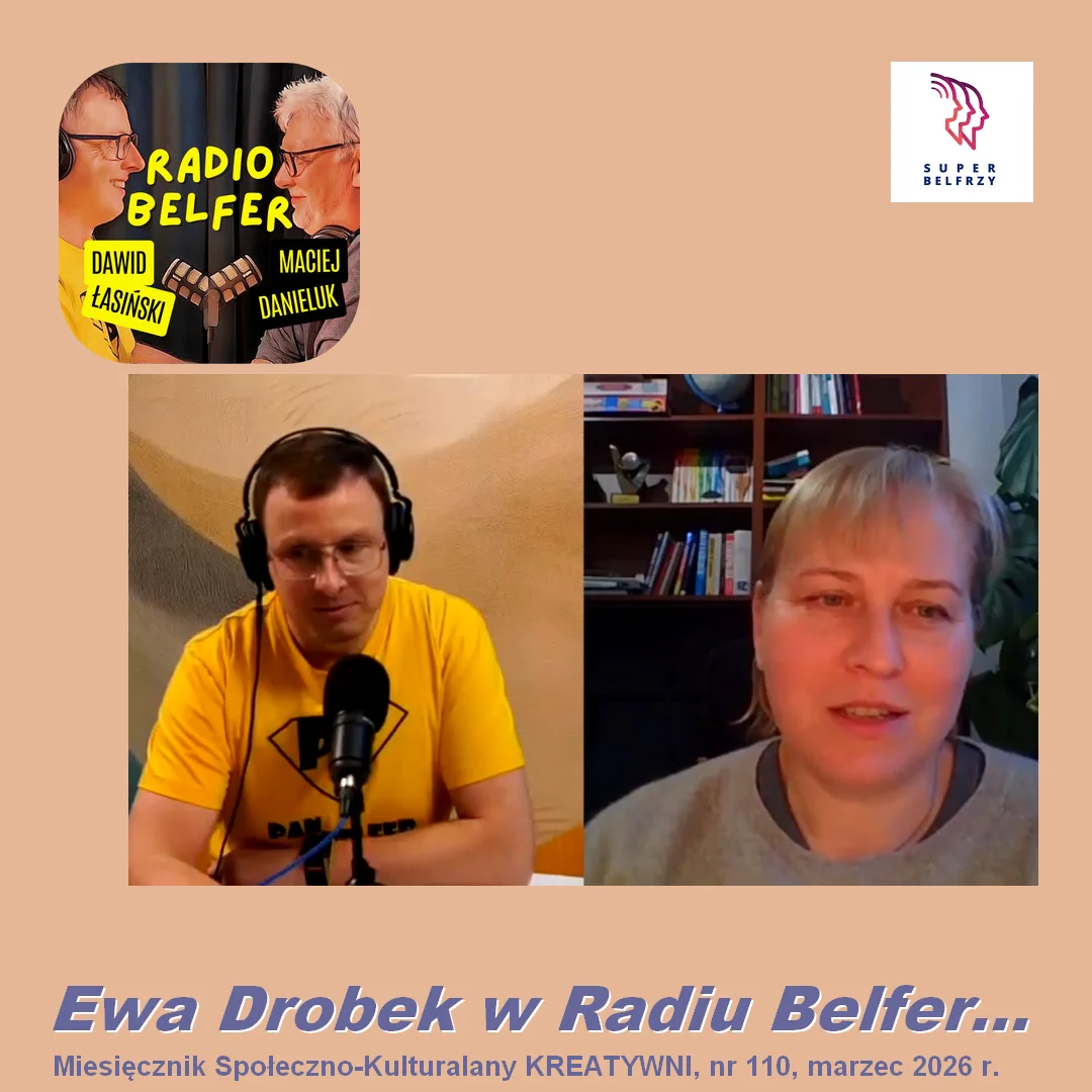 Ewa Drobek  w Radiu Belfer