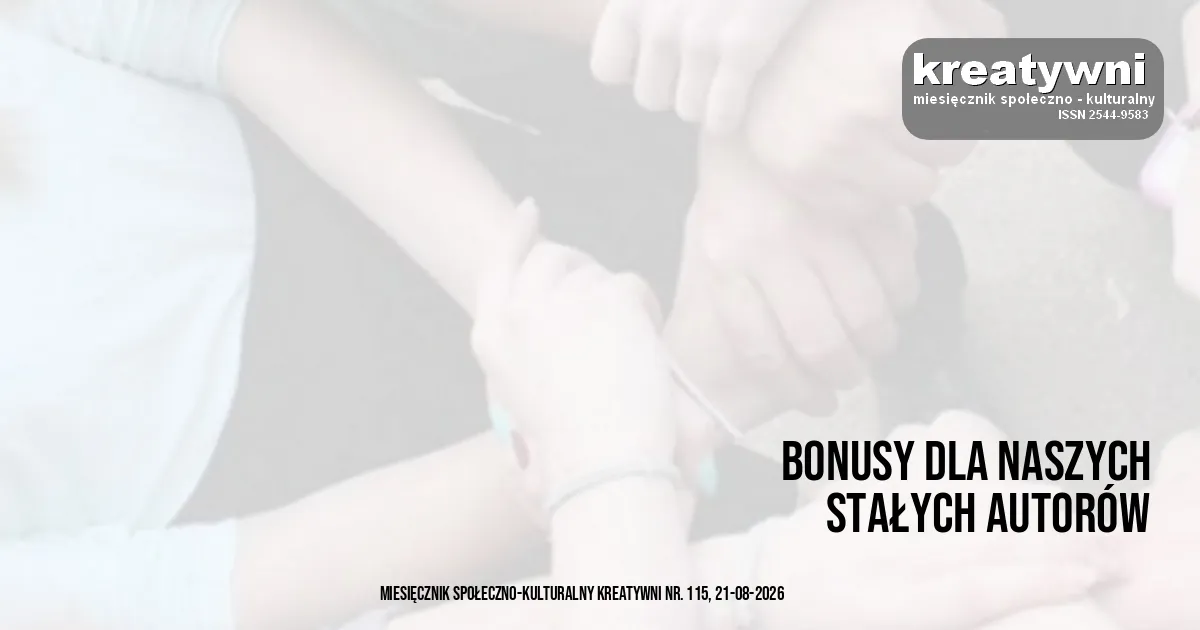 BONUSY dla naszych stałych autorów