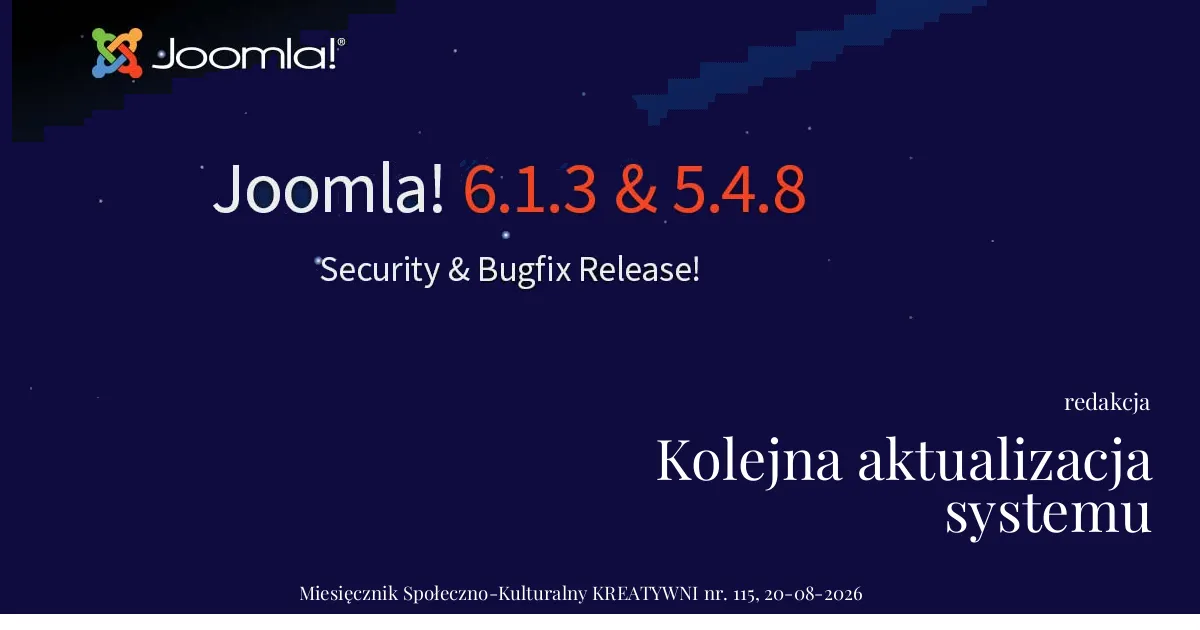 Kolejna aktualizacia systemu (5.4.8)