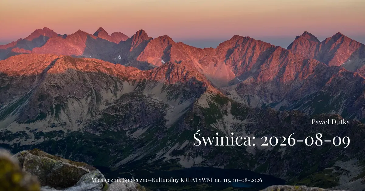 Świnica: 2026-08-09 / Paweł Dutka