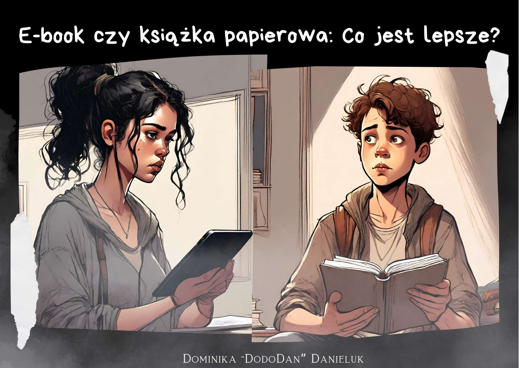 E-book czy książka papierowa: Co jest lepsze? / Dominika ,,DodoDan'' Danieluk