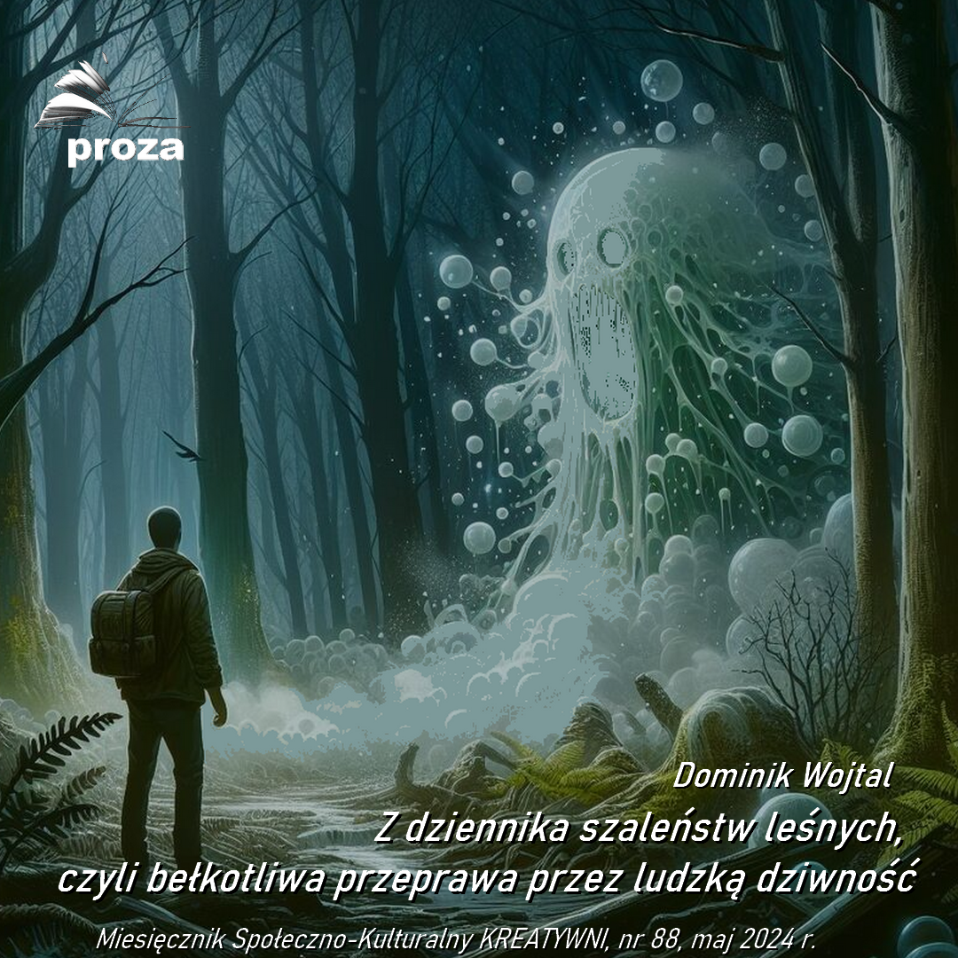 Z dziennika szaleństw leśnych, czyli bełkotliwa przeprawa przez ludzką dziwność / Dominik Wojtal